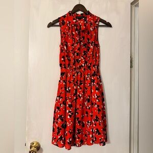 Banana Republic Red Halter Midi Sundress